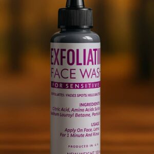 Exfoliating Face Wash for sensitive skin